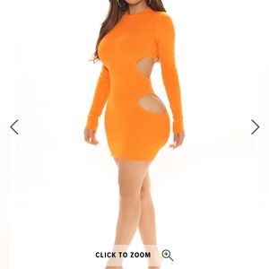 Woman’s medium orange dress! Never worn still has tags